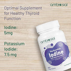 Ambrosial Iodine 5000mcg Tablets (Pack of 1-60 Tablets)