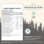 Mountain Peak Adrenal B Complex - Cortisol Support w/Ashwagandha, Vitamin B6, B12 & C - Helps Support Stress Levels - Encodcrine & Nervous System Support Supplement (90 Vegetarian Capsules)