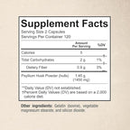 Premium Psyllium Husk Fiber Supplement 1450mg, 240 Capsules