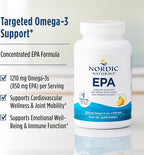 Nordic Naturals EPA, Lemon - 60 Soft Gels - 1210 mg Omega-3 - High-Intensity EPA Formula for Positive Mood, Heart Health & Healthy Immunity - 30 Servings