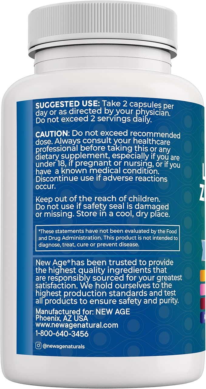 NEW AGE Eye Health Vitamins with Bilberry Lutein & Zeaxanthin Lycopene Resveratrol Grape Seed Astaxanthin - Eye Vitamin - 60 Count