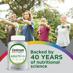 Centrum Silver Multivitamin for Adults 50 Plus, Multivitamin/Multimineral Supplement, Vitamin D3, B-Vitamins, Gluten Free, Non-GMO Ingredients, Supports Memory and Cognition in Older Adults - 125 Ct