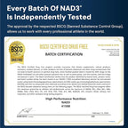 HPN NAD3 Clinical NAD+ Booster, Cellular Health & Natural Energy - NAD Supplement for Healthy Aging, Metabolic Support, NRF2 & Longevity, Nicotinamide Riboside & NMN Alternative, 120ct, 60-Day Supply