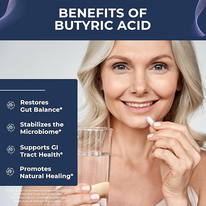 Optimal Gut & Immune Support, ProButyrate Butyric Acid Complex Gut Health Supplement (120 Capsules) and BerberActiv-QR Berberine Immune Support Supplement (90 Capsules) Bundle, Hypoallergenic Formula