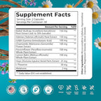 PUREHEALTH Research Sleep Formula - Natural Sleep Support Supplement for Adults - for Restfulness & Relaxation - with Melatonin, Valerian Root, GABA, L-Theanine, Lemon Balm, Hops & More - 60 Capsules