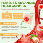 Totaria Sugar Free 5-in-1 Probiotic Prebiotic Postbiotic Gummy, 36 Strains Probiotics for Women Men with Digestive Enzymes, Peppermint, Complete Immune, Gut & Digestive Support, Vegan, 60 Counts