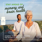 Swanson Lion's Mane Mushroom Brain Health Supplement for Professionals Seeking Mental Focus, Memory, and Clarity Support - 500 mg (60 Vegan Capsules, 4 Bottles, 4 Pack)