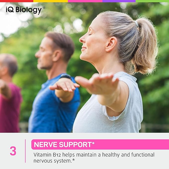 Organic Vitamin B12 Liquid Drops - Sublingual Methylcobalamin 5000 mcg - Methylated B-12 Active Coenzyme Form - Energy & Nerve System Support - Vegan Vit B 12 - USA Made - Berry Flavor - 60 servings