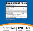 Nutricost Spermidine Wheat Germ Extract Supplement 120 Capsules for 40 Servings Per Bottle - Vegetarian, GMO Free