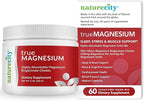NatureCity TrueMagnesium Highly Absorbable Chelated Magnesium Bisglycinate Powder Drink Mix (60 Servings) - Magnesium Supplement for Sleep and to Support Bone Health & Muscles