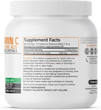 Bronson Vitamin C Powder Pure Ascorbic Acid Soluble Fine Non GMO Crystals – Promotes Healthy Immune System and Cell Protection – Powerful Antioxidant - 1 Kilogram (2.2 Lbs)