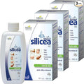 Hübner Original Silicea Gel 17 fl oz / 500 ml, 3 Pack, for Hair, Skin, Nails, and Connective Tissue, Pure Colloidal Silica Gel Formula, No Additives or Preservatives