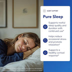 Pure Encapsulations Pure Sleep – Melatonin-Free Calming Sleep Supplement for Relaxation Support- Ashwagandha, Saffron & Valerian – Gluten-Free, Hypoallergenic, Non-GMO – 60 Count (30 Servings)