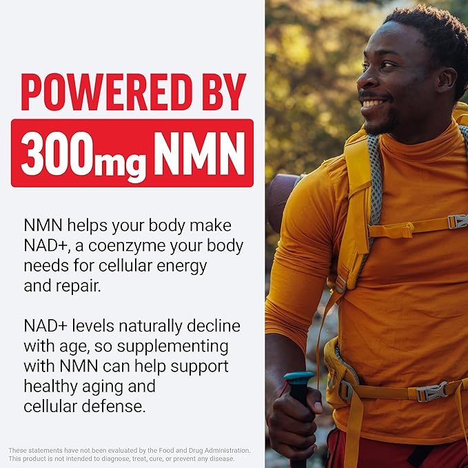 Force Factor NMN Supplement, Nicotinamide Mononucleotide to Support Healthy Aging and Energy Metabolism, Boosts NAD+ Levels, No Gelatin, Non-GMO, 30 Vegetable Capsules