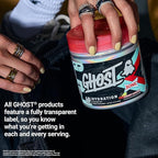 GHOST Hydration Tub, Electrolyte Powder, Sonic Cherry Limeade - Sugar Free Instant Electrolyte Drink Mix - Caffeine-Free Daily Hydration & Immune Support with Clean Formula - 40 Servings