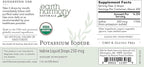 USDA Organic Potassium Iodide 250 mcg Liquid Supplement (6 Month Supply) – 0.253% Elemental Iodine – Dietary Iodine Support – Vegan, Gluten-Free (1 Oz)