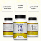 Eye Vitamins Supplement for Adults – Supports Macular Health, Retina Clarity & Blue Light Protection – Lutein, Zeaxanthin, Lycopene & Zinc – Antioxidant Vision Formula – 60 Capsules