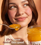 The Fiber Gel High Dietary Fiber Prebiotic Gel Formula — 100% Natural & Clean Label — Plant-Based Psyllium Husk & Inulin Complex — Keto Friendly, Vegan, No Added Sugar — Mango, 32 oz