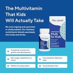 Tasteless Multivitamin Powder for Kids + Toddlers- No Sweeteners, Flavors, Colors or Preservatives. Add to Beverages or Food. Pure, Flavorless Children's Multivitamin Supplement. 30 Servings.