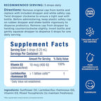 Mommy's Bliss Baby Probiotics + Vitamin D Drops, Supports Digestive Health & Immune Function*, 400IU Vitamin D , Supports Bone Development*, Newborns+, Flavorless, 0.34 Fl Oz (30 Servings)