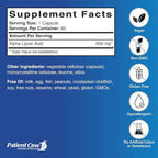 Patient One Alpha Lipoic Acid (ALA) 600 mg | Antioxidant Supplement to Support Nerve and Liver Health* | 60 Capsules