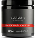 Toniiq Ultra High Purity Quercetin Capsules - 95%+ Highly Purified and Bioavailable - 1000mg Per Serving - 120 Capsules Quercetin Supplement