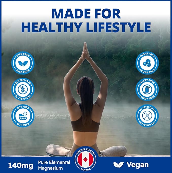CanPrev Magnesium BisGlycinate Extra Gentle 140mg, 120 v-Caps 120-Day Supply - Pure Elemental Magnesium Supplement, Support Bone & Muscle Function, Gentle on Stomach, Perfect for Daily Magnesium Needs
