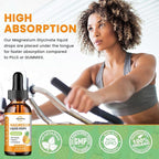 2 Pack Magnesium Glycinate Liquid Drops, 1000mg of Liquid Magnesium Complex Drops for Sleep, Nerve, Energy, Muscle, Bone, Calm & Digestion, High Absorption, 2 Fl Oz, Pineapple Flavor