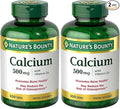 Nature's Bounty Calcium Plus 400 IU Vitamin D3, Immune Support & Bone Health, 300 Tablets (Pack of 2)