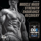 PMD Sports CG5 Premium Creatine & L Glutamine Powder, Power Recovery, Build Lean Muscle, Increase Workout Performance, Maximum Strength Pre Workout & Post Workout, Unflavored, 60 Servings (Pack of 2)