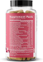 Eu Natural Glow Prenatal Vitamins for Women - 20-in-1 Prenatal Multivitamin with Folate & Vegan DHA - Supports Healthy Pregnancy, Fetal Development & Mom’s Comfort - 60 Vegetarian Capsules