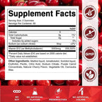 Vitamatic Extra Strength Vitamin B12 5000 mcg (Methyl B12) Gummies - 120 Count - Energy Metabolism Support and Nervous System Health Support, Natural Cherry Flavored (1)