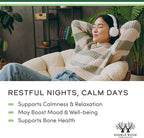 Double Wood Relaxation Duo - Magnesium Glycinate & Apigenin - Complementary Support for Sleep, Calm, and Daily Wellness - Vegan, Non-GMO, Gluten Free