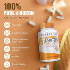 IMMUNOVITES 3-Pack High Dose Biotin (as d-Biotin, USP) 100mg (Equivalent to 100,000mcg) 90 Capsules, High Potency (3)
