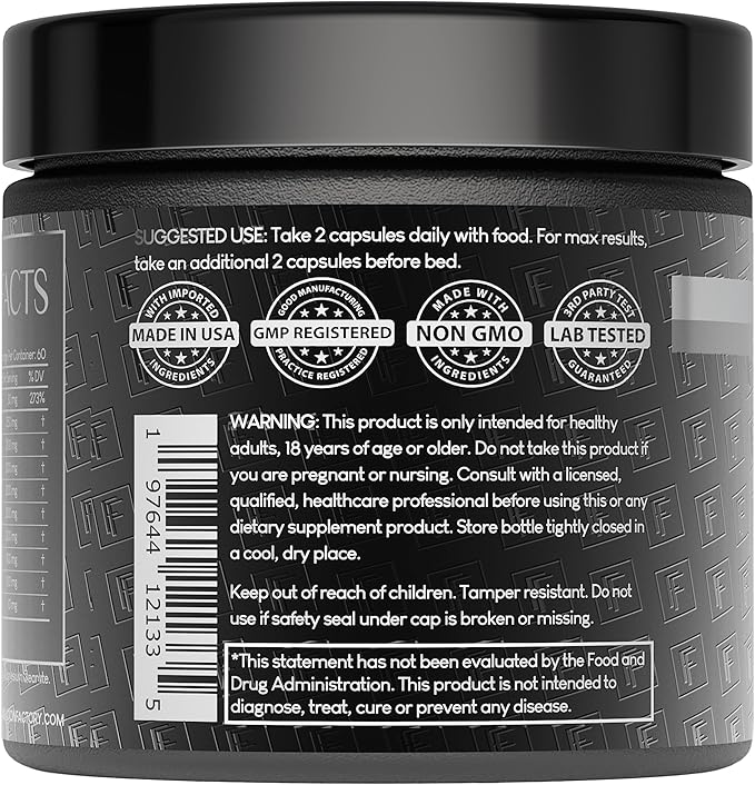 Self Obsessed Masculine Vitality & Testosterone Support - 10-in-1 Complex with Shilajit, Tongkat Ali, & Fadogia Agrestis - 120 Capsules, 2 Month Supply (120 Count (Pack of 1), Self Obsessed)