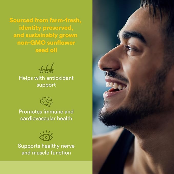 Whole Earth & Sea from Natural Factors, Sunflower Vitamin E, Whole Food Supplement