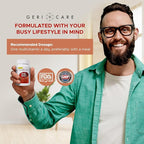 One-Daily Multi-Vitamin Tablet, 200 Count by GeriCare| Adult Multivitamin Supplement for Men & Women | Easy-to-Take Dietary Supplement with Vitamins A, C, D3, B, Calcium| Vitamin & Mineral Complex