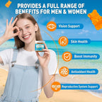 Vitamin A Gummies, 25000IU Vitamin A Supplement from Retinyl Palmitate & Fish Liver Oil, with Coconut Oil for High Absorption, Vision, Skin & Immune Health, Sugar-Free, Non-GMO, 60 Servings