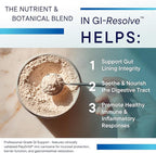 Biotics Research GI Resolve™ Advanced L-Glutamine Powder Formula for Gut Lining Support & Healing - Optimal Gastrointestinal Function - Premium 7-Ingredient with Zinc Carnosine & Botanicals- 6.7oz