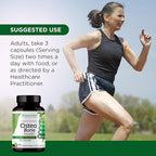 EMERALD LABS Osteo Bone Health - Immune Support & Bone & Joint Supplement with Vitamin D3, K2, Calcium, Magnesium, OptiMSM, Meriva Phytosome & More - 90 Vegetable Capsules