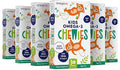 Omega 3 Chewies - Ultra-High DHA Chewables for Kids Supports Brain & Eye Health - Sugar-Free Natural Fruit Flavor - Kids Omega 3 Fish Oil Chewies (6 Pack)