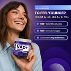 PHM NAD Resveratrol Supplement - 10,000mg Extra Strength | NAD+ Liposomal Supplements for Men and Women | NMN & NMNH Alternative | 90 Capsules, 1.5 Months Supply