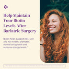 BariMelts Biotin 5000mcg, 90 Fast-Dissolving Tablets (3-Month Supply), Sugar-Free Bariatric Vitamins for Women, Natural Strawberry Flavor