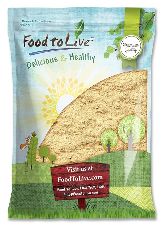 Food to Live Yellow Maca Powder, 8 Pounds – Raw Ground Maca Root, Vegan, Kosher, Keto, Non-Gelatinized, Bulk, Rich in Vitamin C