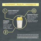 Creatine Monohydrate Powder Micronized PreWorkout Recovery Supplement | Support Muscle Building Strength Training Cognition | Vegan & Keto Friendly Easily Mixes, Pop Box 30 Servings, Lemonade Flavored