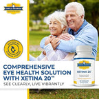 Simple Promise - Xetina 20™ Lutein and Zeaxanthin Supplements - Essential Support for Eye Health with Vitamins E, Eyebright, Zinc, Grape Seed Extract, Rutin & Bilberry - 60 Capsules