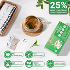 LeafLea 40 Moringa Tea Bags, 100% Natural and Pure Moringa Leaf Herbal Tea, Supports Digestion and Immune Health, Caffeine-Free, Sugar-Free, Vegan, Individually Wrapped for Freshness