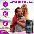 ELEVATE NUTRITION Milk Thistle - 288 mg, 80% Silymarin Extract - 120 Vegan Capsules - Dietary Health Supplement - Helps Maintain Liver Function & Digestive Comfort