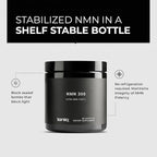 Toniiq Stabilized NMN Capsules - 300mg - 98% Highly Purified - for NAD+ - 60 Capsules NMN Nicotinamide Mononucleotide Booster Supplement