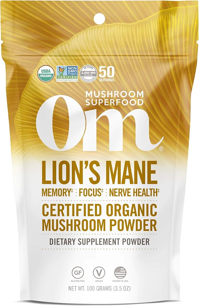 Mushroom Matrix Lion's Mane 3.57 Ounce (100 Grams) Pwdr